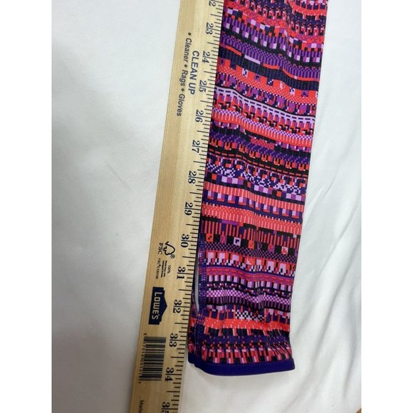 NIKE PRO Half Zip Womens Pull OverDri-Fit Geometric Sweatshirt Size LG Colorful - Picture 8 of 8